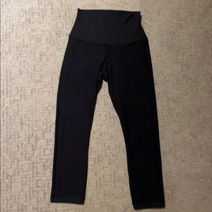 LuluLemon High Waist Wunder Under Crop